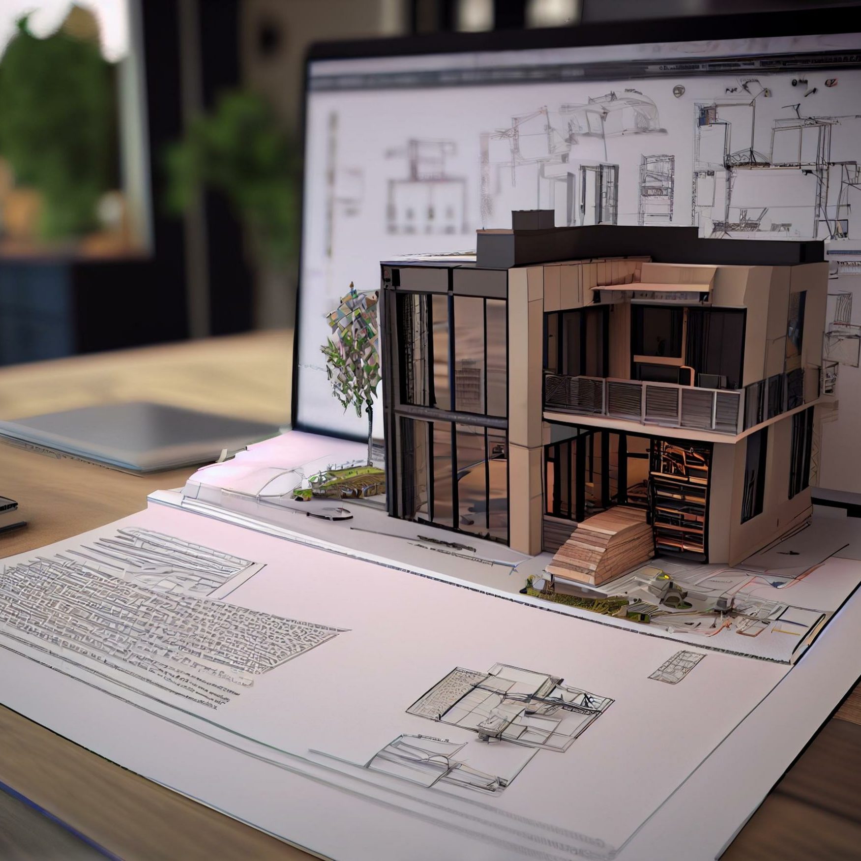 Presentation of the BIM model for the construction customer and